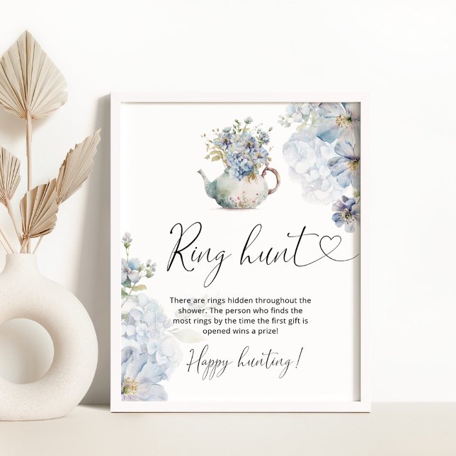 Möhippa för jakt på jakt på vilda blommor, blommig poster (Skapare uppladdad)