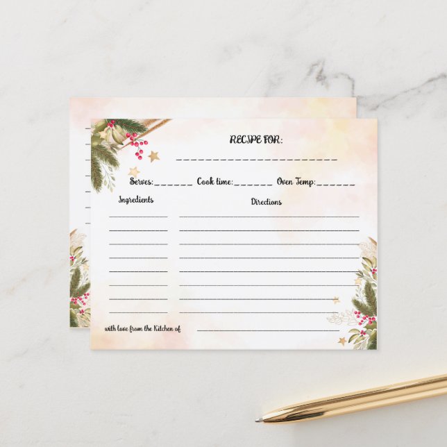 Möhippa för julkort (Fram/Back In Situ)