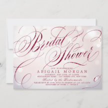 Möhippa för kalligrafi av Glam burgundy-vintage