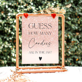 möhippa för kanidspel i ro guld glitter inbjudningar