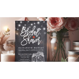 Möhippa för Ljus-kalkboard Mason Burk & String Inbjudningar