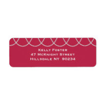 Möhippa för magenta och pärlor