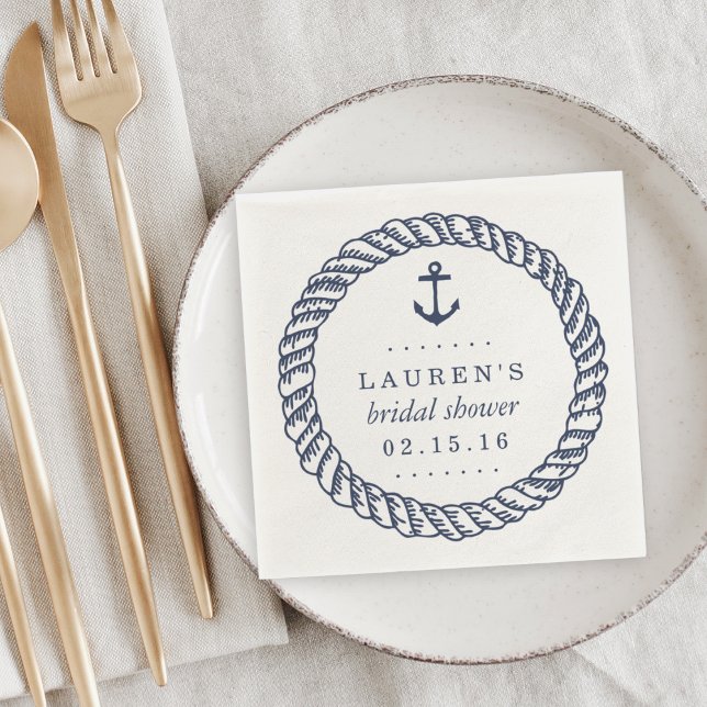 Möhippa för marin flotta och ankare pappersservett (Skapare uppladdad)