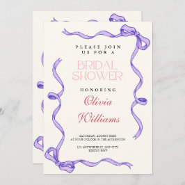 Möhippa för menyfliksområdet inbjudningar