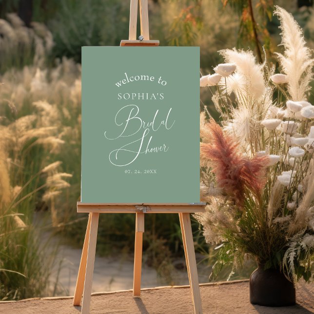 Möhippa för minimalistisk Elegant för Grönt Poster (Skapare uppladdad)