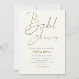 Möhippa för minsta möjliga vitgrädde i Guld Silver Inbjudningar