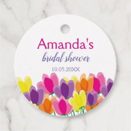 Möhippa för modern färgstark Blommigt Gåvor Etiketter