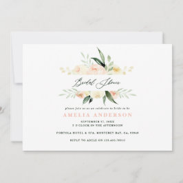 Möhippa för Peach-gröntens vattenfärgsblommigt