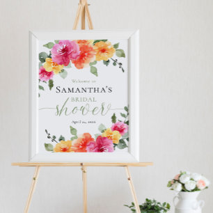 Möhippa för peonin i rosa orange välkomnas poster