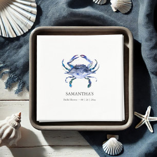 Möhippa för Personlig av Blue Crab Beach Pappersservett