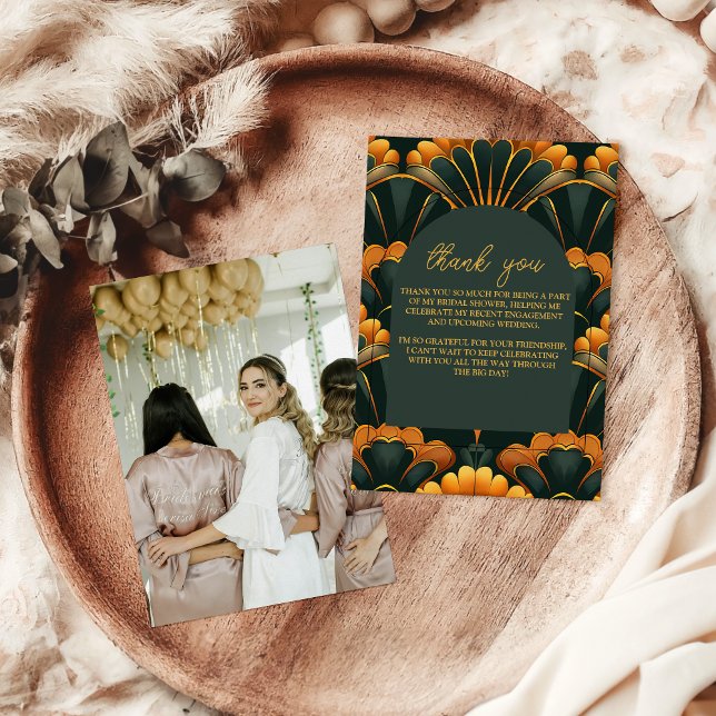 Möhippa för Photo Art Deco Roaring 20s Tack Kort (Skapare uppladdad)