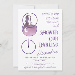 Möhippa för provbudget för Kärlek till Vin Inbjudningar