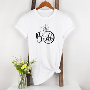Möhippa för Roligt med Bride Diamond Engated T Shirt