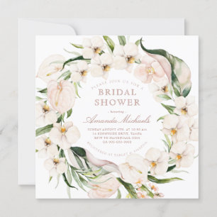 Möhippa för Rosa av Blommigten för tropisk energi Inbjudningar