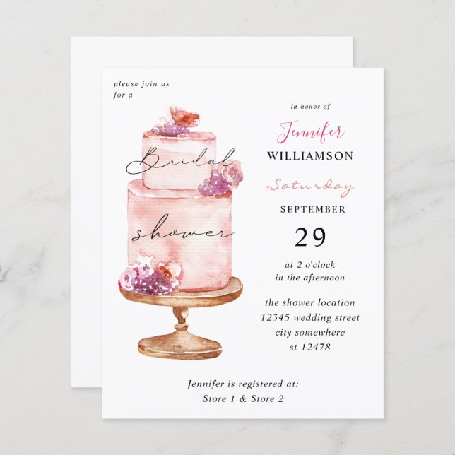 Möhippa för Rosa av budgetpost (Fram/baksida)