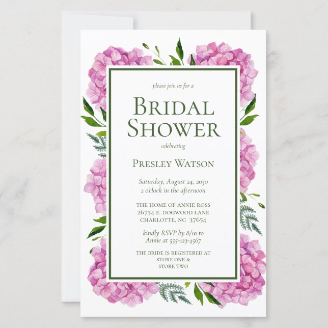 Möhippa för Rosa av Hydrangeas (Framsida)