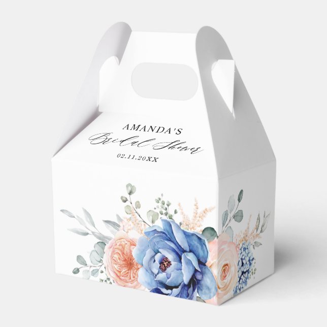 Möhippa för  Rosa av marin blå skiffer Presentaskar (Baksidan Sidan)