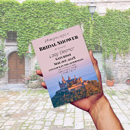 Möhippa för Rosa av medeltida Castle Fantasy Inbjudningar