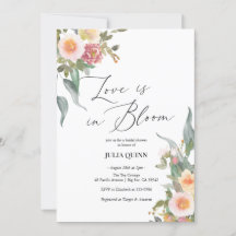 Möhippa för Rosa av vattenfärgsBlommigt Grönt