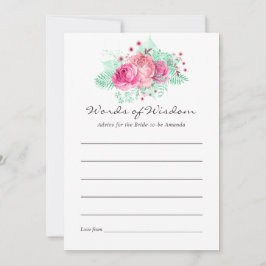 Möhippa för rosa och minneskontroll för Blommigt Rådkort