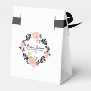 Möhippa för Rosa, Svarta och Guld Blommigt Presentaskar