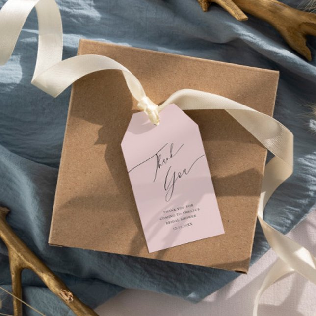 Möhippa för  Rosa Tack för chic Presentetikett (Skapare uppladdad)