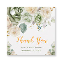 Möhippa för Sage Grönt och Cream Blommigt