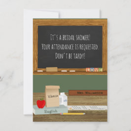 Möhippa för skollärare, tema inbjudningar