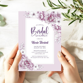 Möhippa för snyggt Rosa Blommigt Inbjudningar