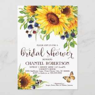 Möhippa för solros V3 Inbjudningar