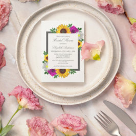 Möhippa för solrossolrosBlommigt Ro Daisy Inbjudningar