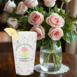 Möhippa för soppad iskräm glaskopp