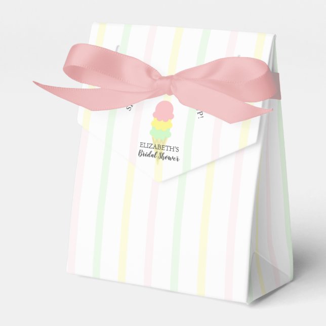 Möhippa för soppad iskräm presentaskar (Framsidan Sidan)