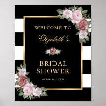 Möhippa för Svartvit Guld Blommigt,