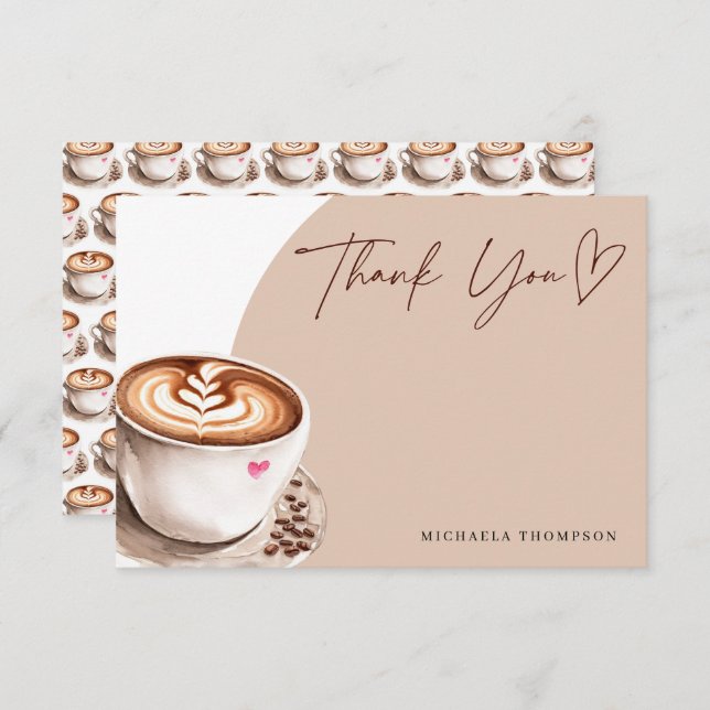 Möhippa för Tack av modern Chic (Fram/baksida)