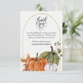 Möhippa för Thanksgiving av skördepumpa Tack Kort