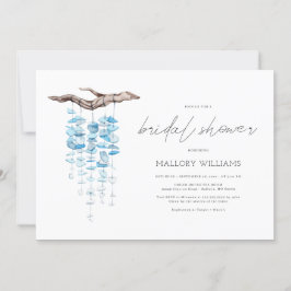 Möhippa för turkos Snäcka Mobile Inbjudningar