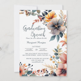 Möhippa för vackra färgblommor inbjudningar