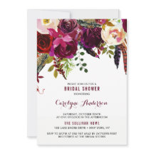 Möhippa för vattenfärg Boho-Blommigt Höst