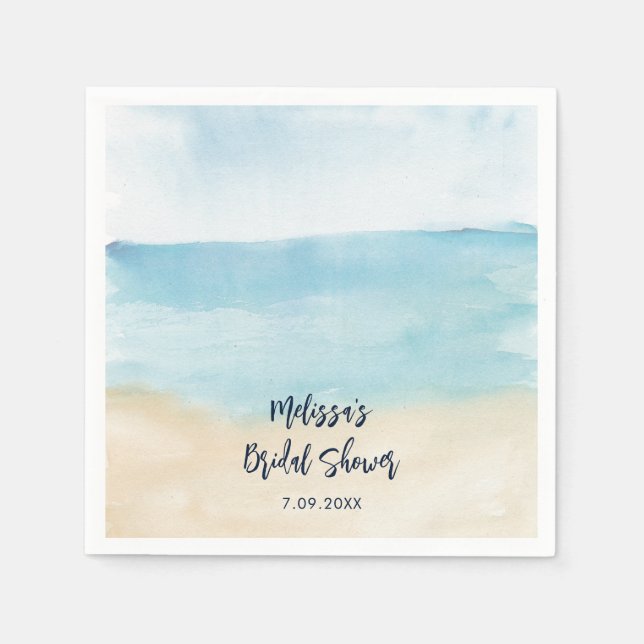 Möhippa för vattenfärg i elegant Papper Pappersservett (Framsidan)