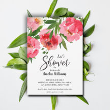 Möhippa för vattenfärgsRosa Blommigt