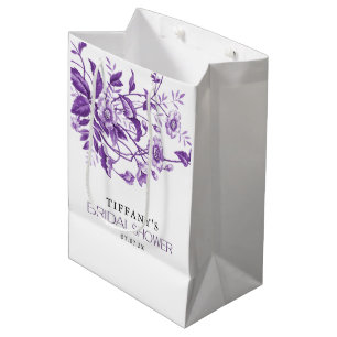 Möhippa för vintage Fransk Lila Blommigt 