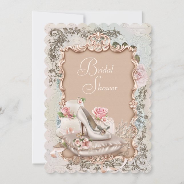 Möhippa för Vintage med hög höjd Inbjudningar (Framsida)