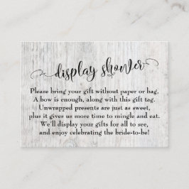 Möhippa för Visning av rostfritt trä Tilläggskort