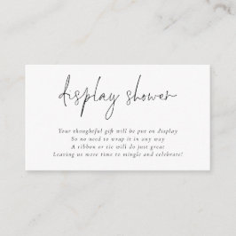 Möhippa för Visningen elegant Tilläggskort