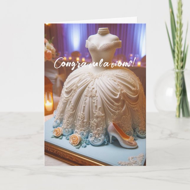 Möhippa för vit Blommigt för grattisar Kort (Framsida)