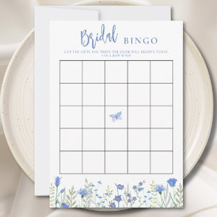 Möhippa för Wildblomma-Blommigt Bingo-spelkort Inbjudningar