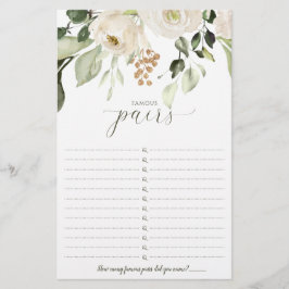 Möhippa Game Berömd Par - Berömd par I