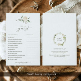 Möhippa Game - Blommigten Hitta gästvit