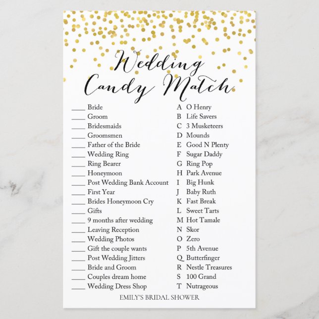 Möhippa Game - Bröllop Candy Game & Response (Framsida)